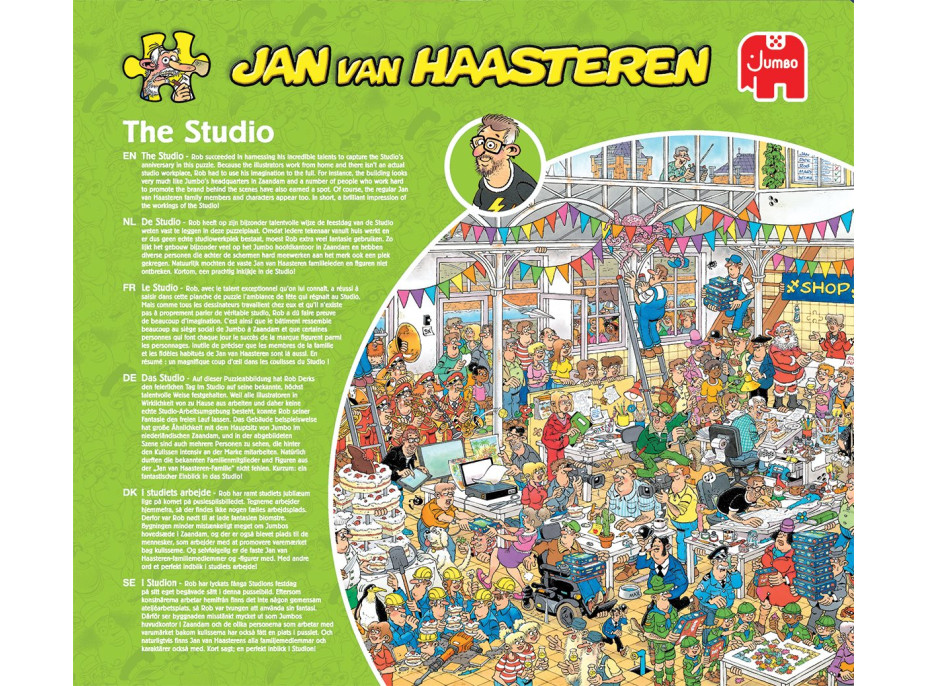 JUMBO Puzzle JvH 10 rokov Jan van Haasteren XXXL (jubilejná limitovaná edícia) 30200 dielikov