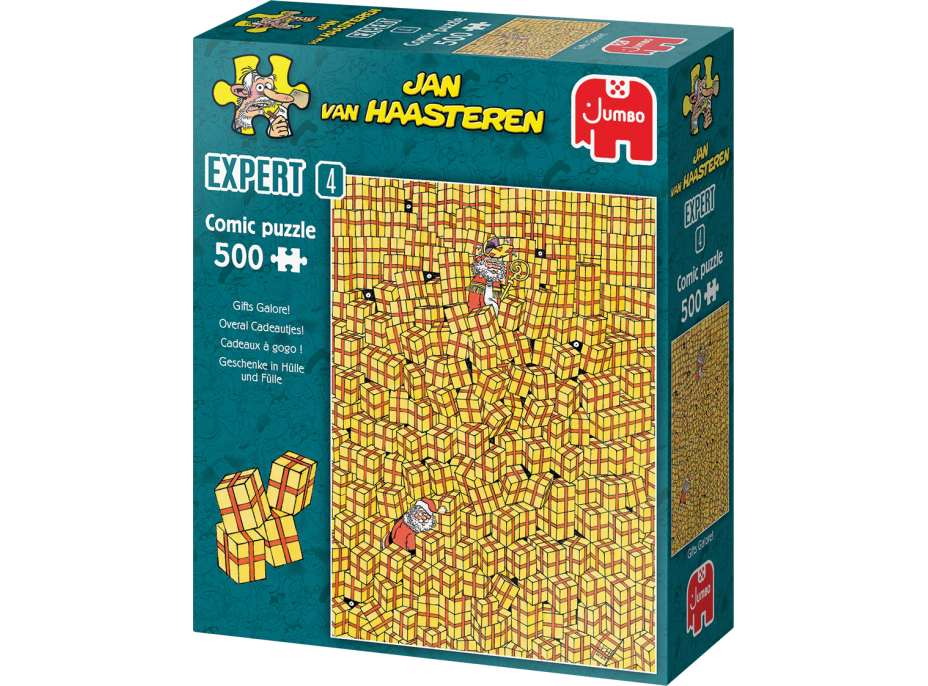 JUMBO Puzzle JvH Expert 4: Veľa darčekov 500 dielikov