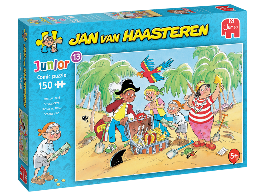 JUMBO Puzzle JvH Junior 13: Honba za pokladom 150 dielikov