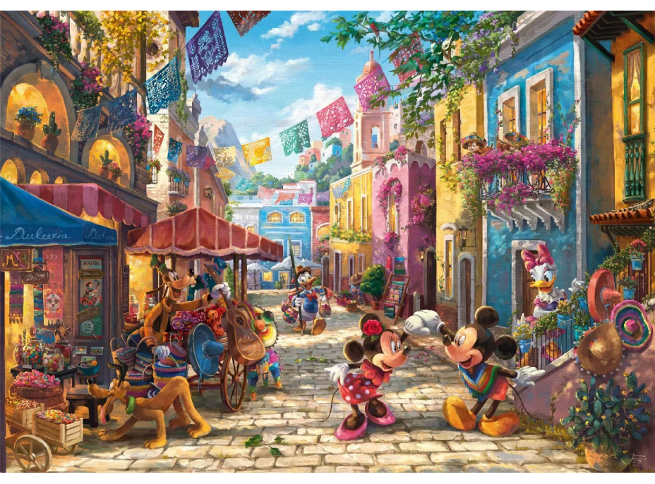 SCHMIDT Puzzle Mickey & Minnie v Mexiku 6000 dielikov