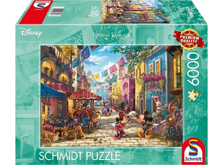 SCHMIDT Puzzle Mickey & Minnie v Mexiku 6000 dielikov