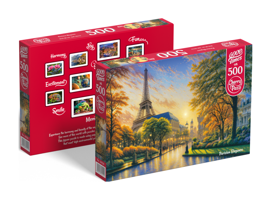 CHERRY PAZZI Puzzle Parížska elegancia 500 dielikov