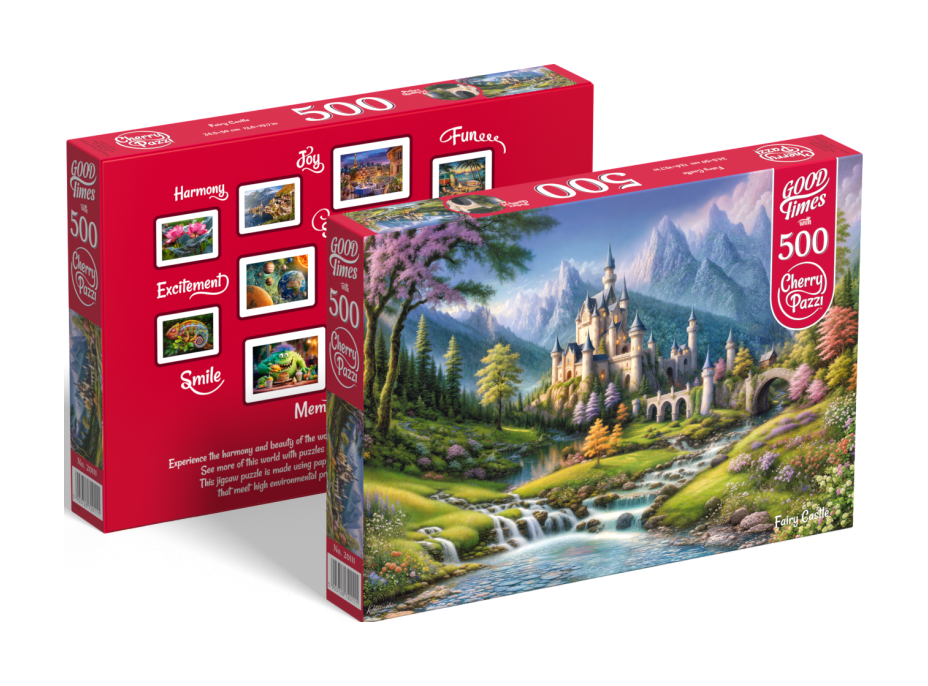 CHERRY PAZZI Puzzle Rozprávkový hrad 500 dielikov