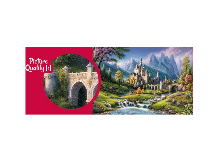 CHERRY PAZZI Puzzle Rozprávkový hrad 500 dielikov