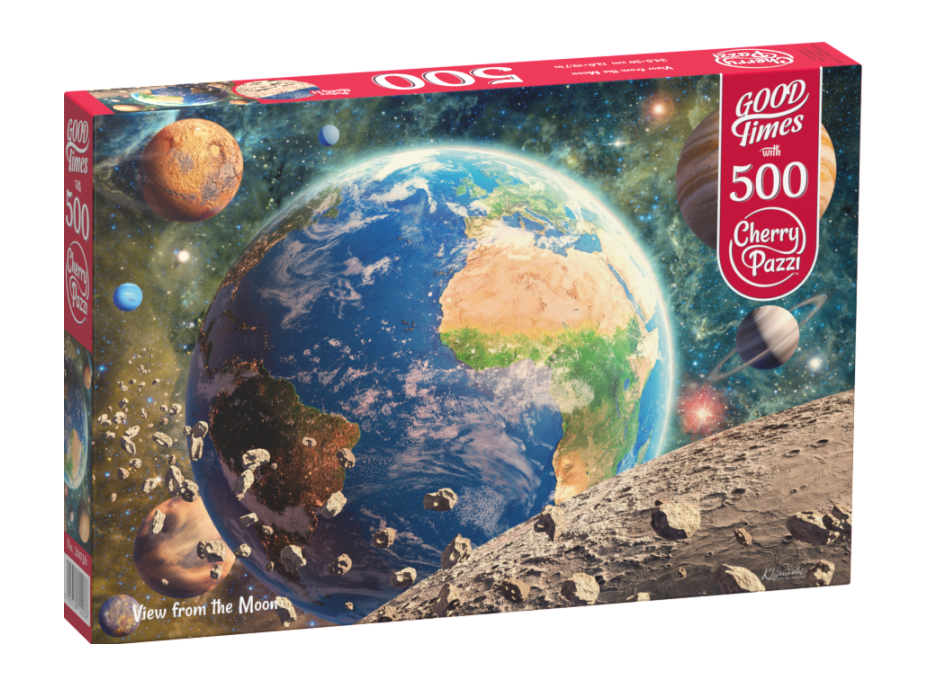 CHERRY PAZZI Puzzle Výhľad z Mesiaca 500 dielikov