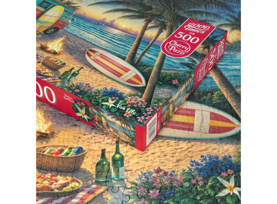 CHERRY PAZZI Puzzle Život v karavane 500 dielikov
