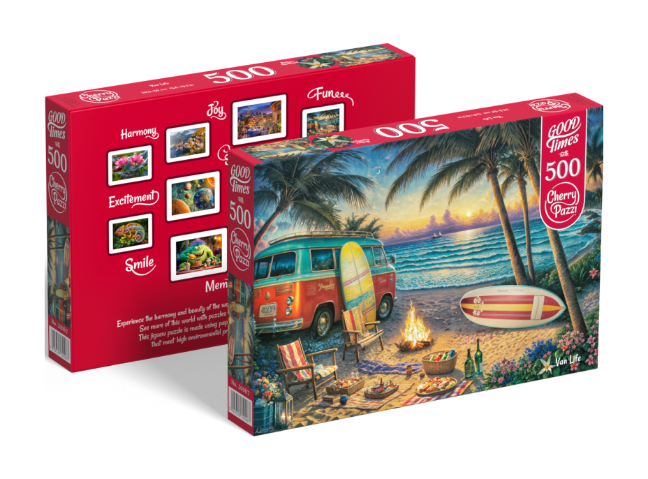 CHERRY PAZZI Puzzle Život v karavane 500 dielikov