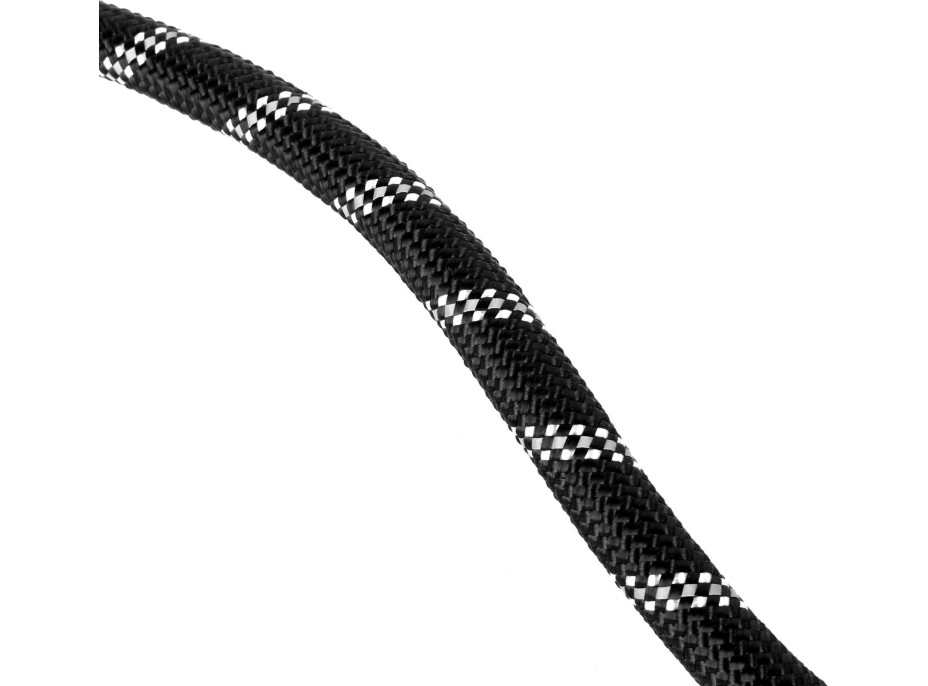 Reflexné vodítko pre psa KOBE 3 m - čierne