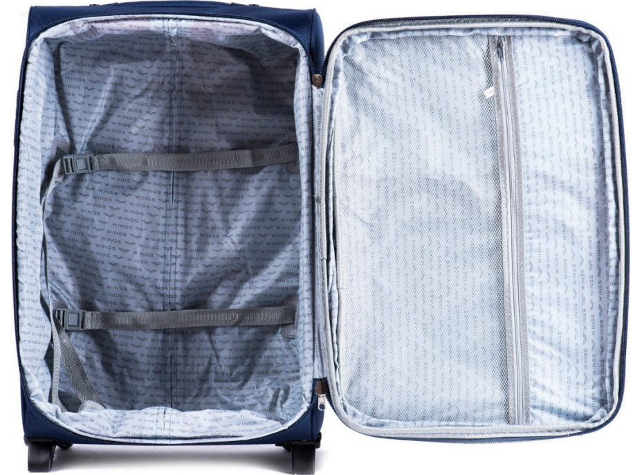 Moderné cestovné tašky MOVE 2 - set S+M+L - tmavo šedé