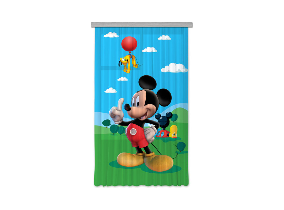 Detský záves DISNEY - Mickey a Pluto - 140x245 cm