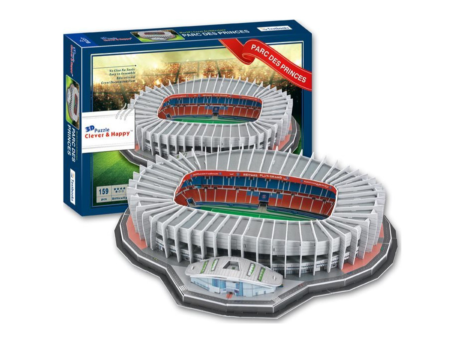 CLEVER&HAPPY 3D puzzle Štadión Parc Des Princes - FC Paris Saint-Germain 159 dielikov