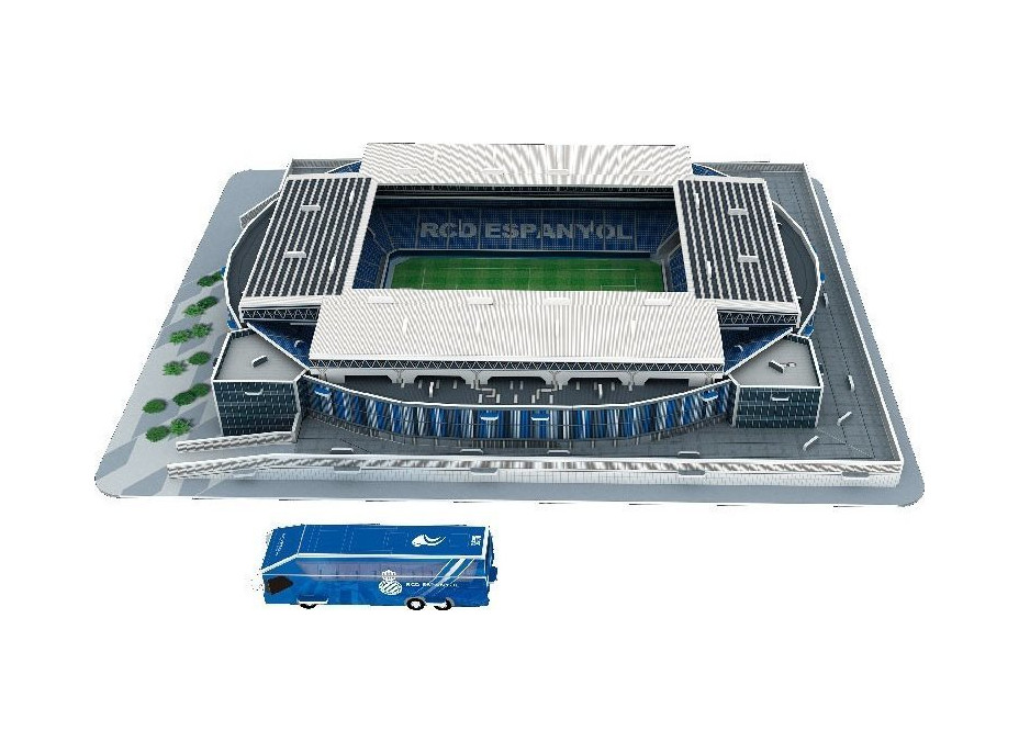 3D PUZZLE STADIUM 3D puzzle Štadión Stage Front - RCD Espanyol de Barcelona