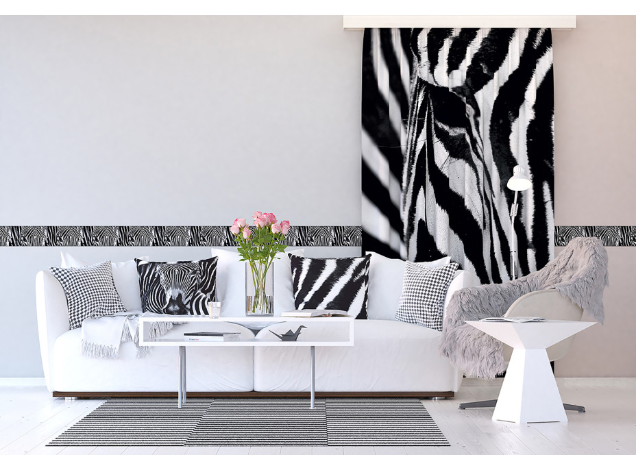 Dizajnový záves - Zebra - 140x245 cm