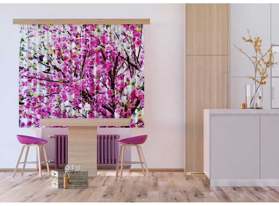 Dizajnový záves - Kvitnúci strom - 180x160 cm
