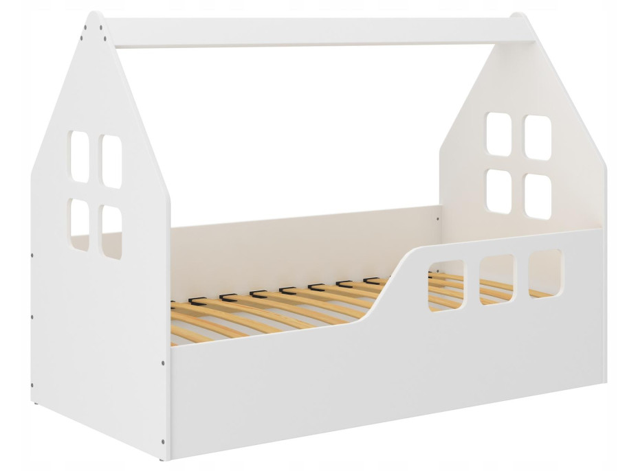Detská domčeková posteľ KIDHOUSE - sonoma - pravá - 160x80 cm
