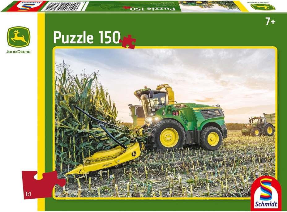 SCHMIDT Puzzle Traktor John Deere 9900 Forage Harvester 150 dielikov