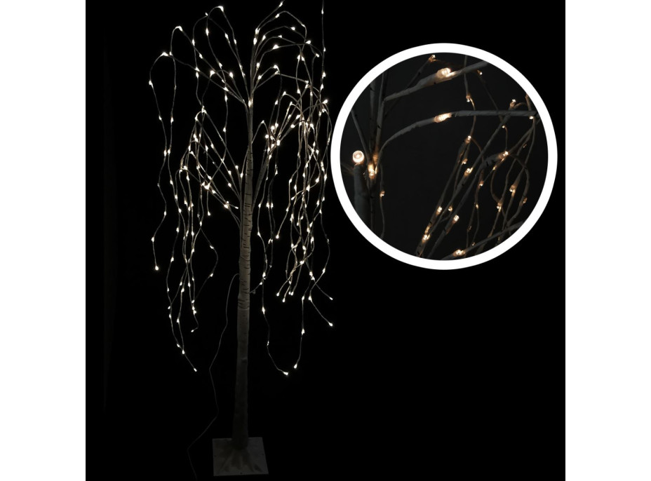 Vianočný LED brezový stromček - 180 cm - 240 LED