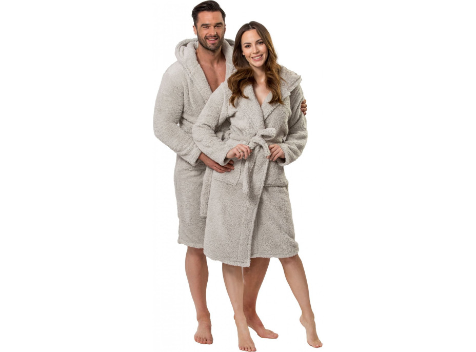 Pánsky župan TEDDY - šedý