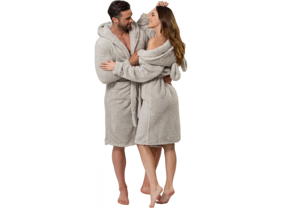 Pánsky župan TEDDY - šedý