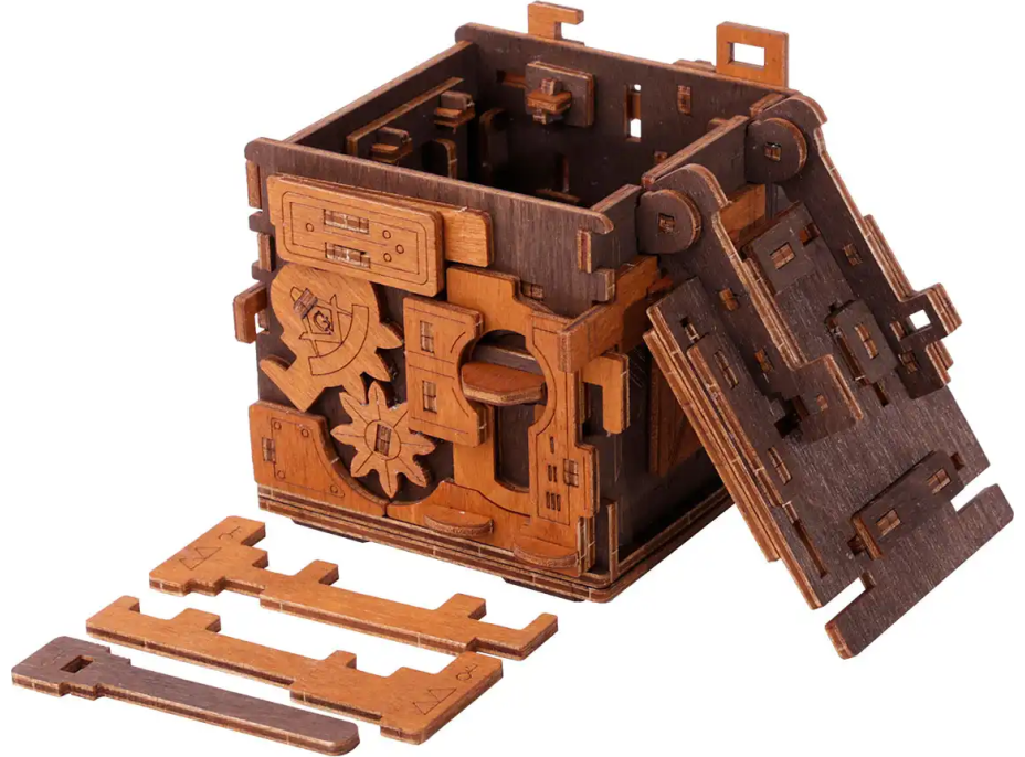 WOODEN CITY 3D drevené puzzle Escape room: Puzzle Box 149 dielikov