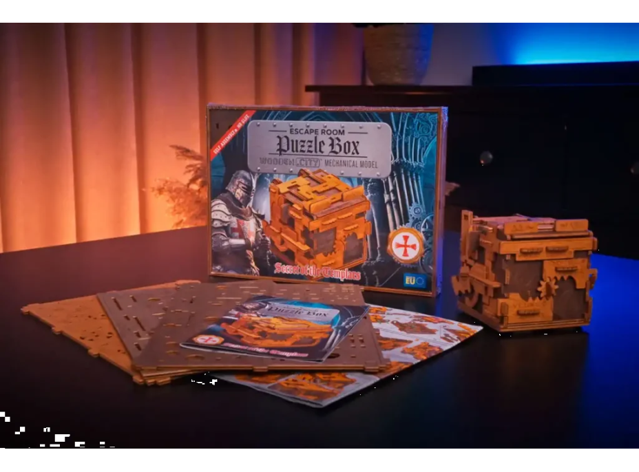 WOODEN CITY 3D drevené puzzle Escape room: Puzzle Box 149 dielikov