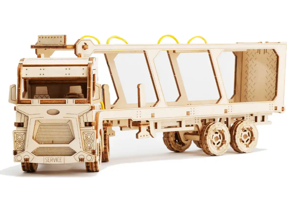 WOODEN CITY 3D puzzle Superfast Car Carrier Truck