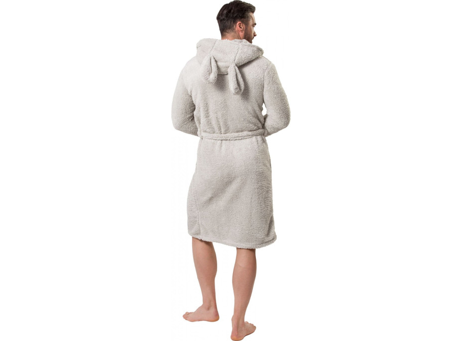 Pánsky župan TEDDY - šedý