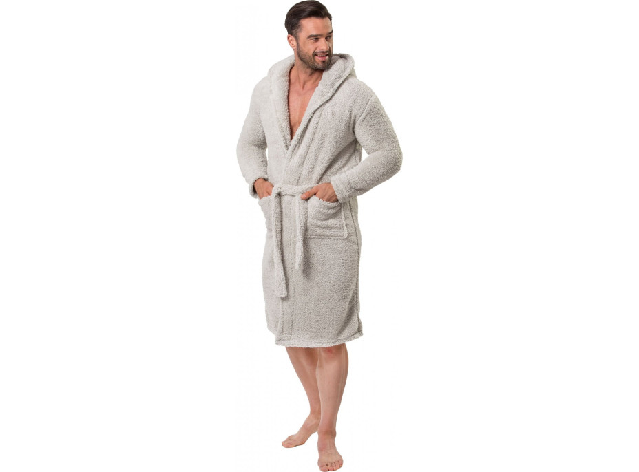 Pánsky župan TEDDY - šedý