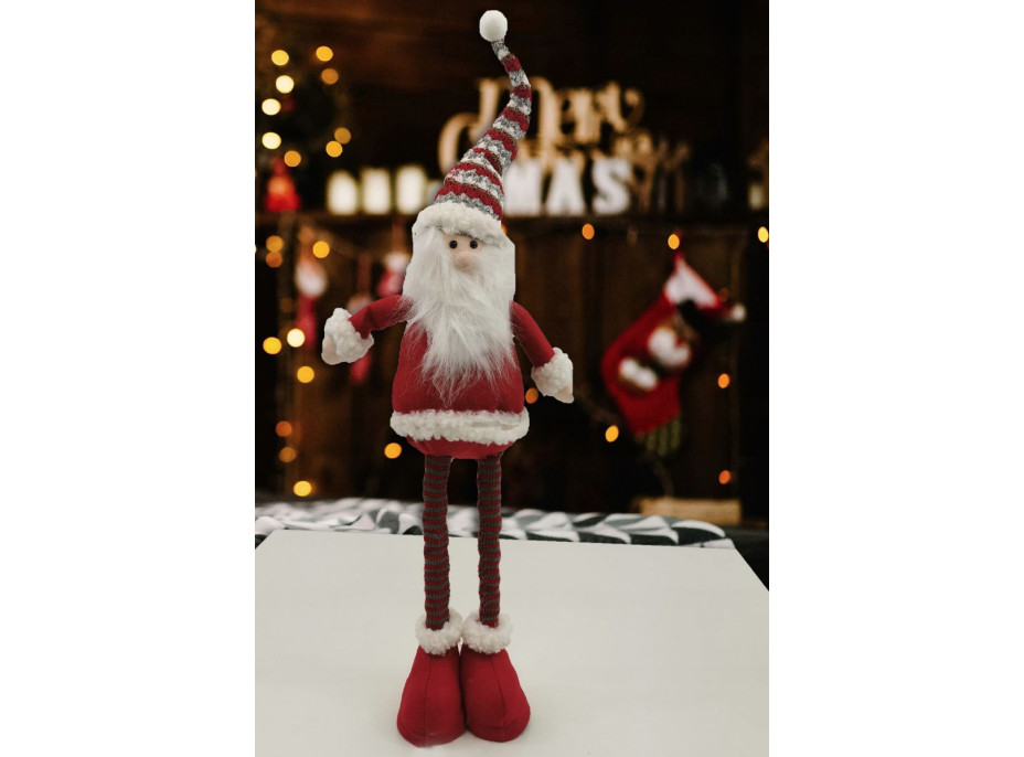Vianočný škriatok 50 cm - červený - výškovo nastaviteľný