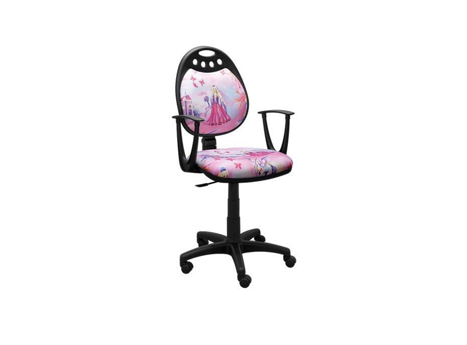 Detská otočná stolička MIA - PINK