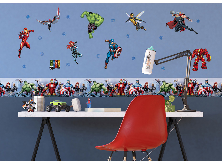 Detská samolepka na stenu MARVEL - Avengers 1 - 30x30 cm