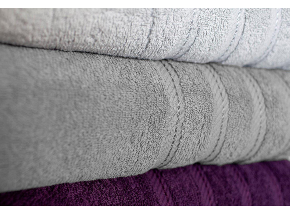 Bavlnený uterák EVA - 70x140 cm - 450g/m2 - šedý