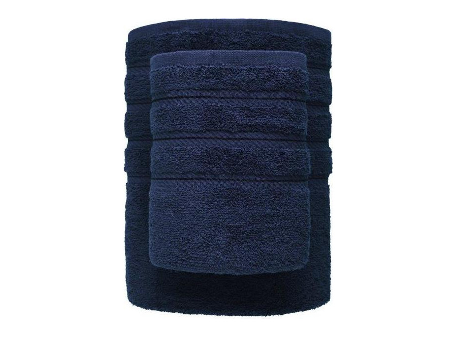 Bavlnený uterák EVA - 70x140 cm - 450g/m2 - zafírový modrý
