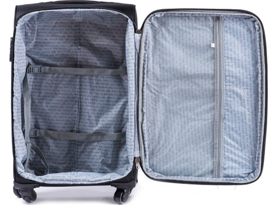 Moderné cestovné tašky MOVE 4 - set S+M+L - modré