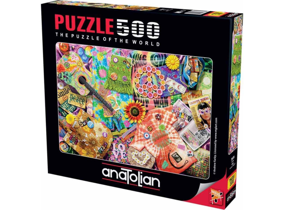 ANATOLIAN Puzzle 60. roky 500 dielikov