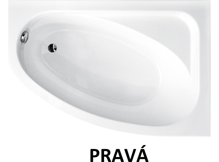 Asymetrická vaňa CORNEA