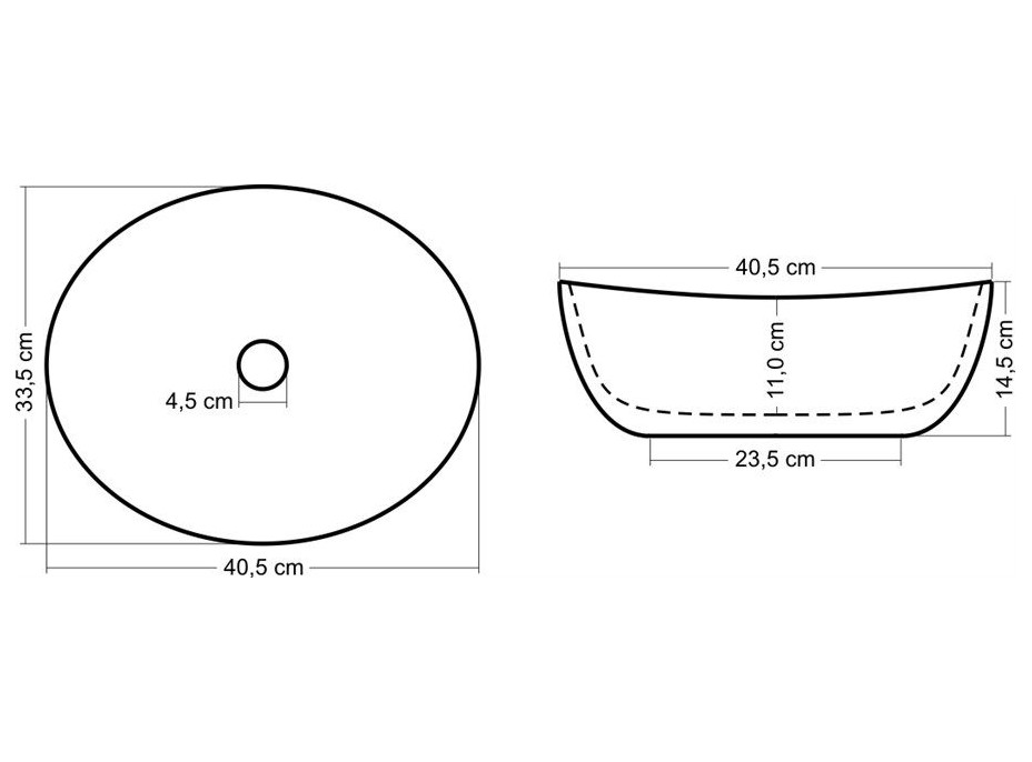 Keramické umývadlo AVILA