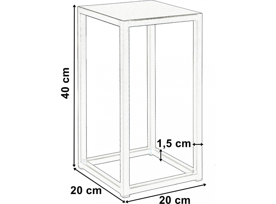 Stojan na kvety PIATTO 40 cm