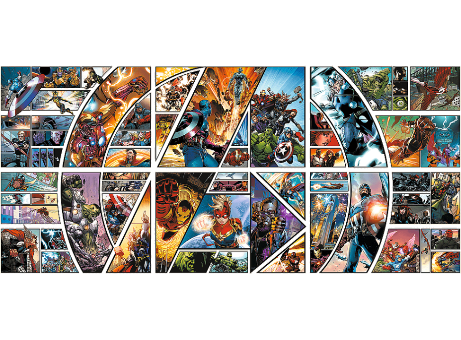 TREFL Puzzle UFT Marvel Avengers: Naprieč komiksovým vesmírom 9000 dielikov