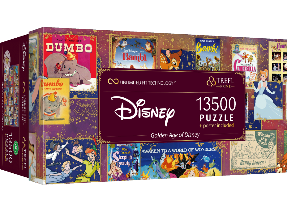 TREFL Puzzle UFT Zlatý vek Disney 13500 dielikov