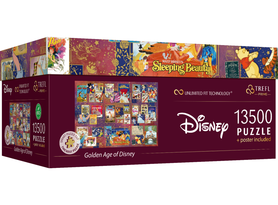 TREFL Puzzle UFT Zlatý vek Disney 13500 dielikov