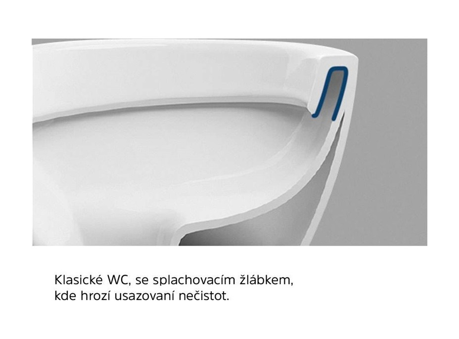 WC komplet na zamurovanie s príslušenstvom - WC 36x49,6 cm