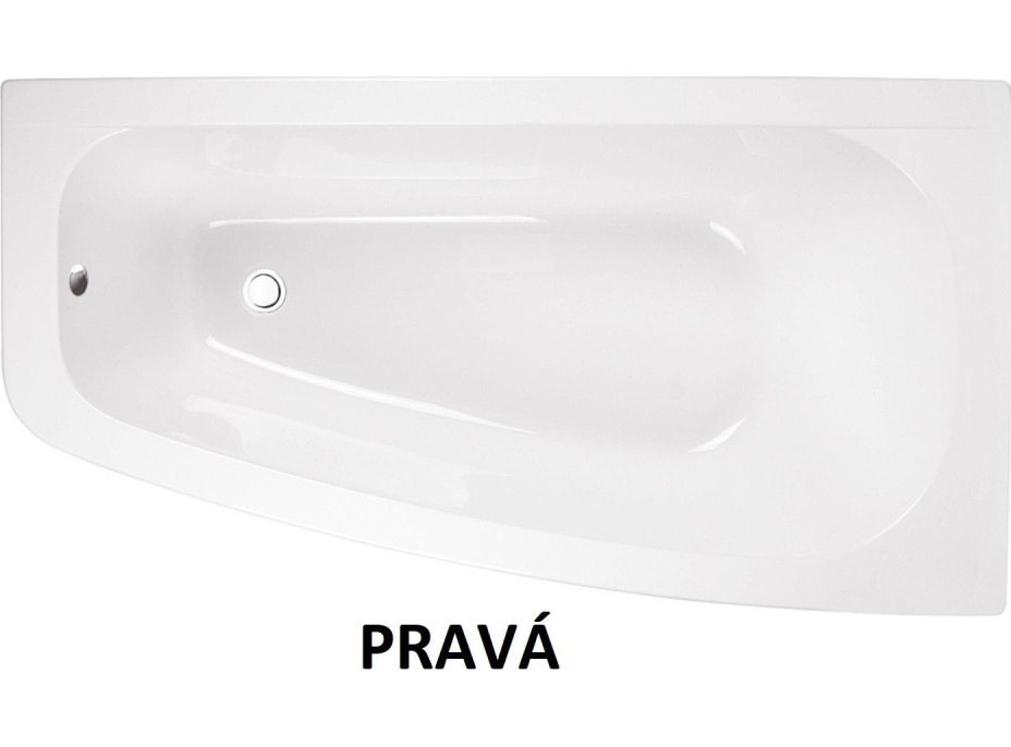 Asymetrická vaňa LUNA