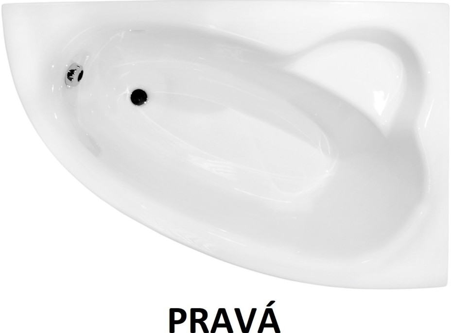 Asymetrická vaňa NATALIA