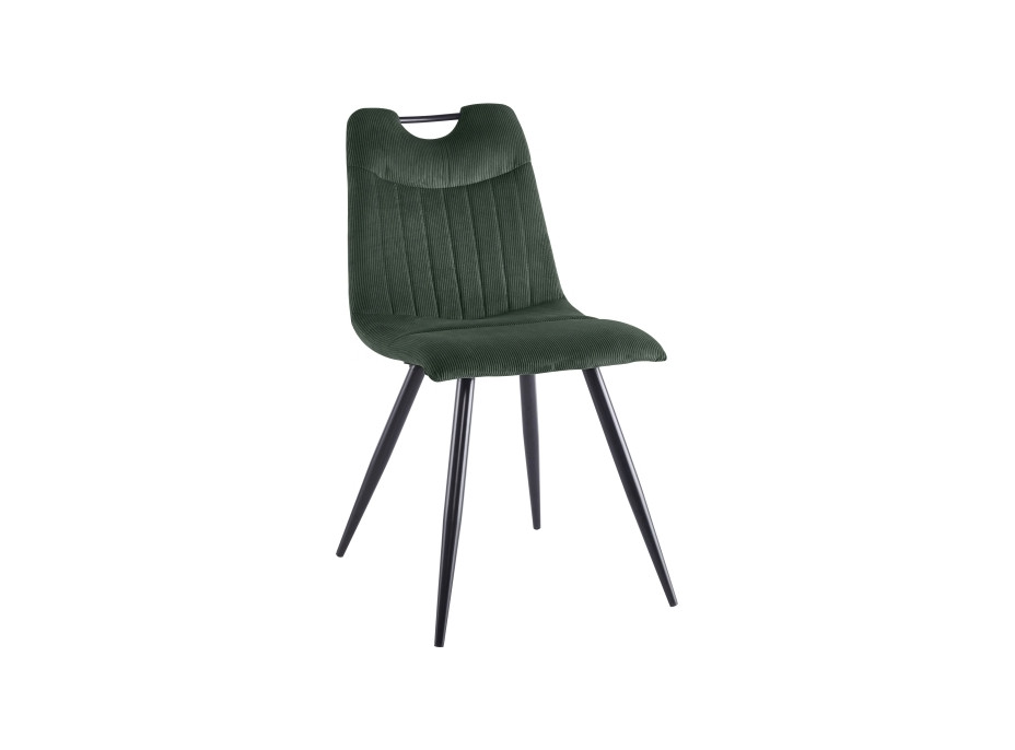 Jedálenská stolička FREO - čierna / tmavo zelená