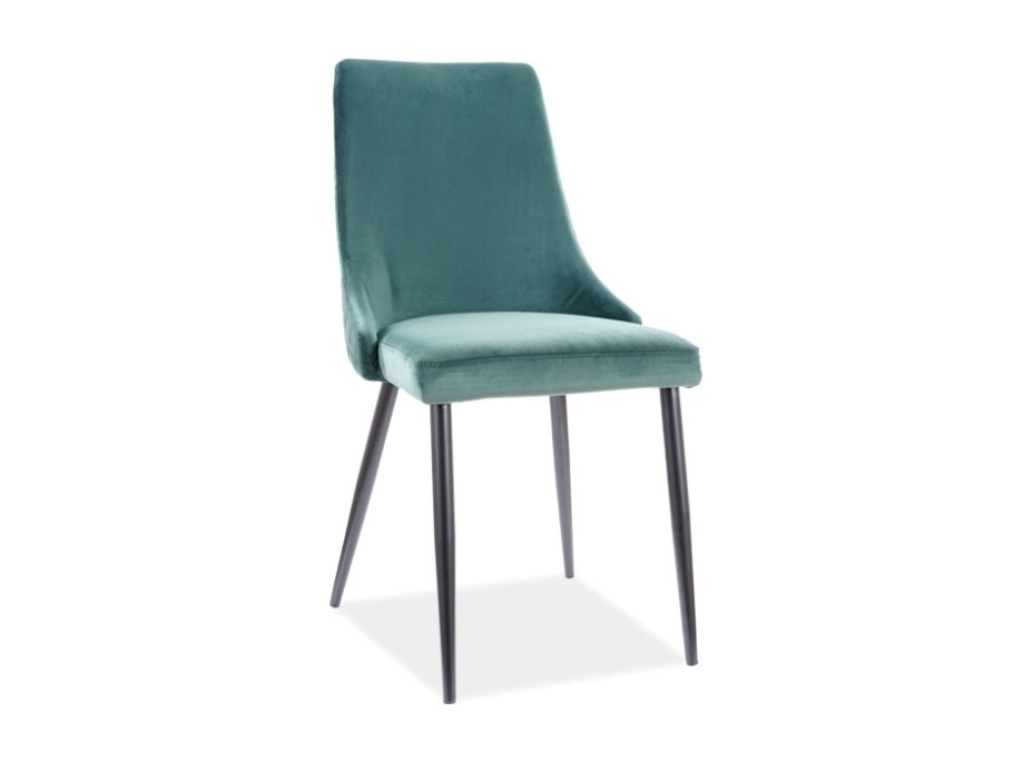Jedálenská stolička PANINO - čierna / zelená