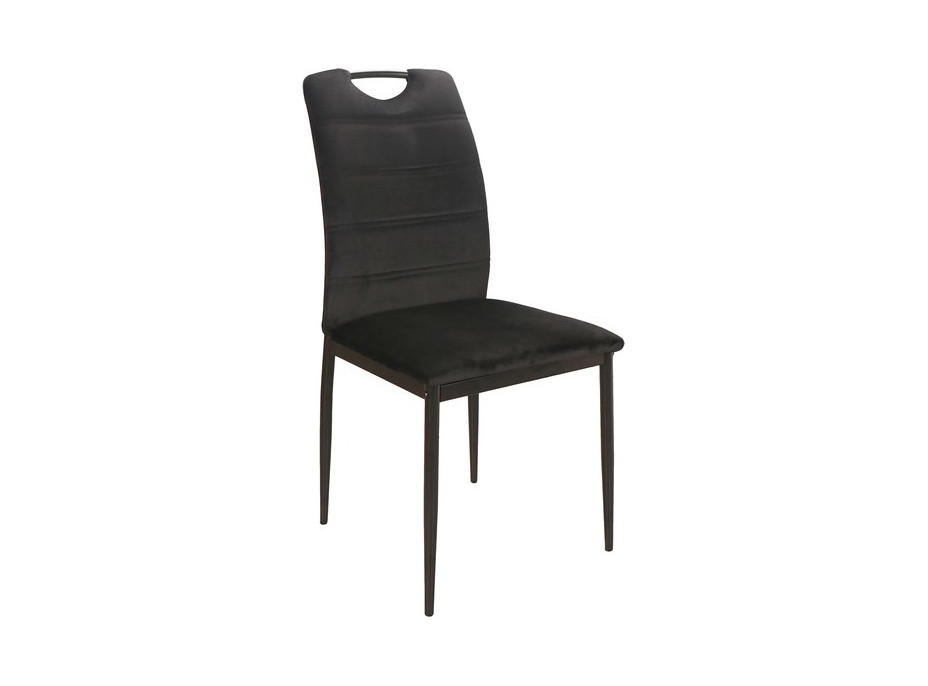 Jedálenská stolička PIRI - čierna / čierna