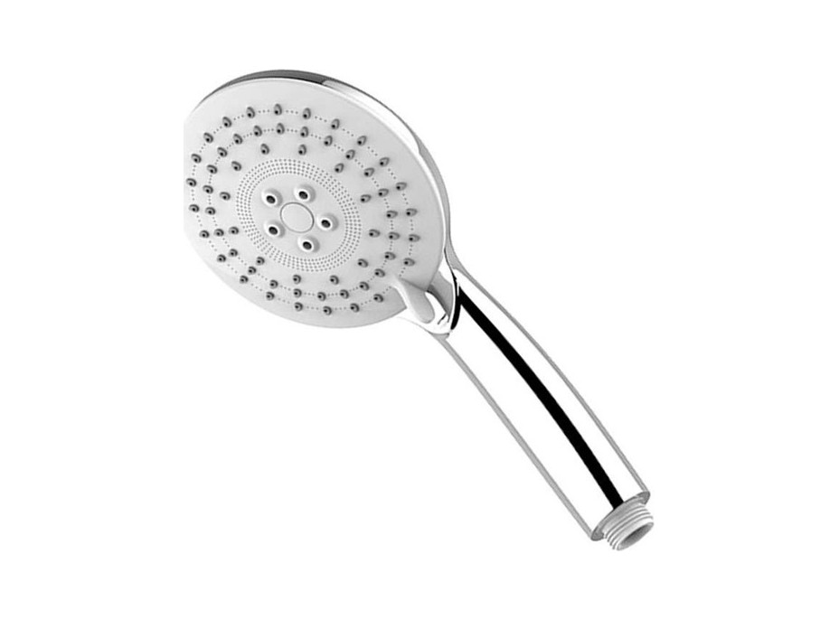Sprchová súprava - guľatá hlavica 22,6 cm - biela/chrómová