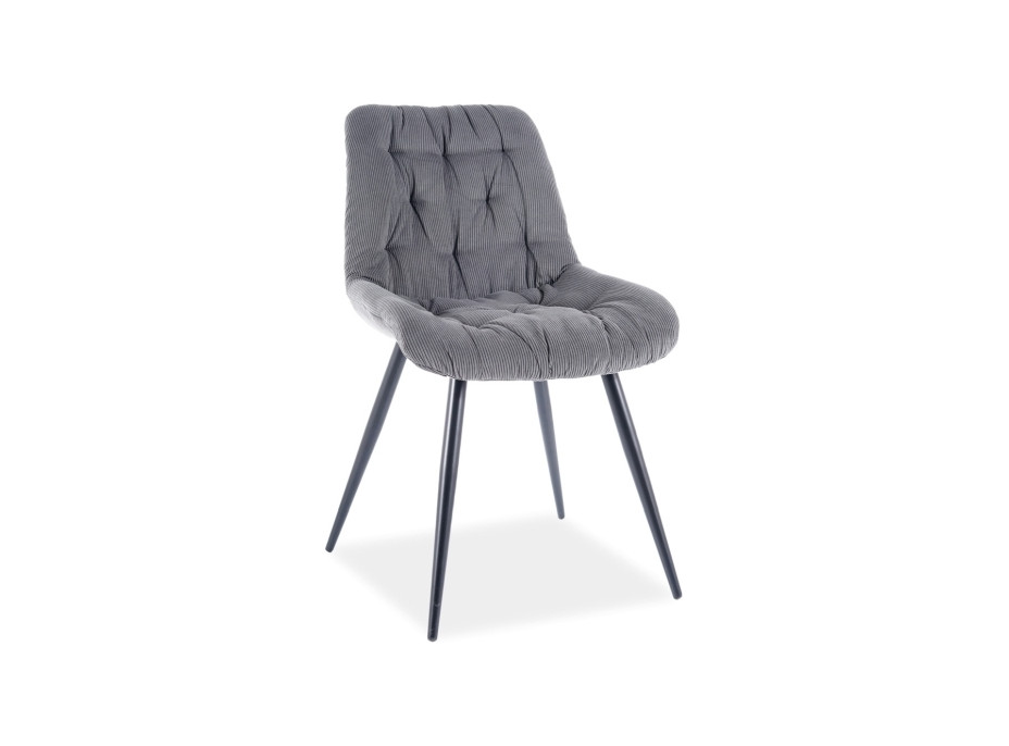 Jedálenská stolička PRAHA - čierna/sivá 15