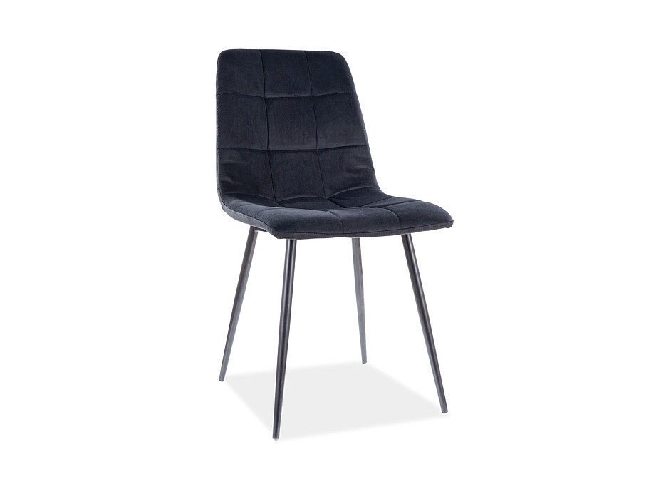 Jedálenská stolička MILAN - čierna / čierna
